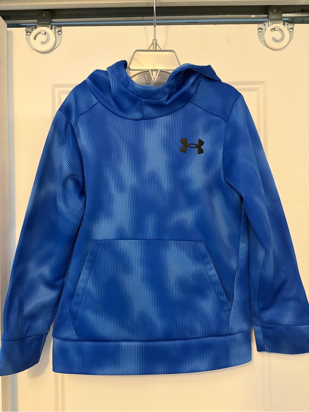 Under Armour Bright Blue Kids' Hooded Pullover Sweatshirt